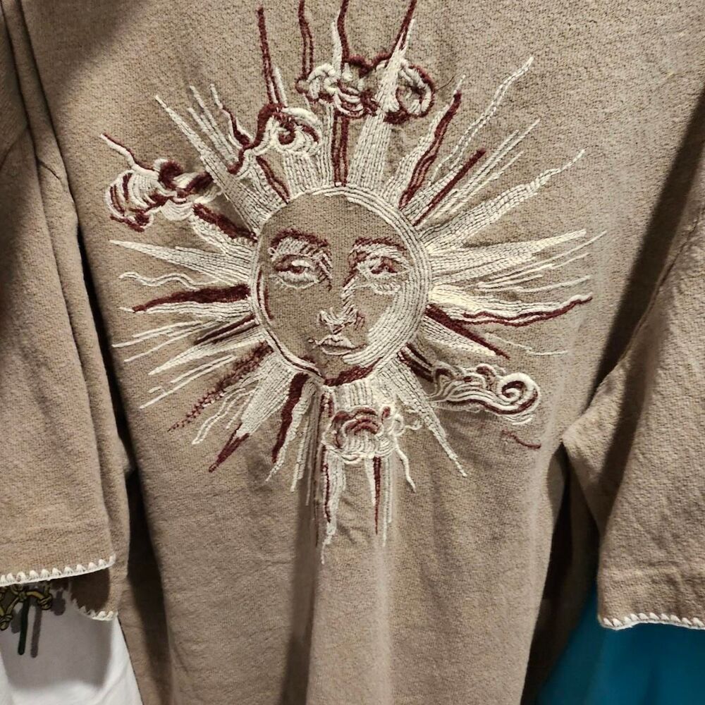 Zara Men's Brown and Tan T-shirt
